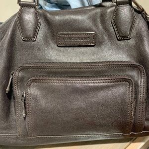 NWOT Leather Longchamp Bag